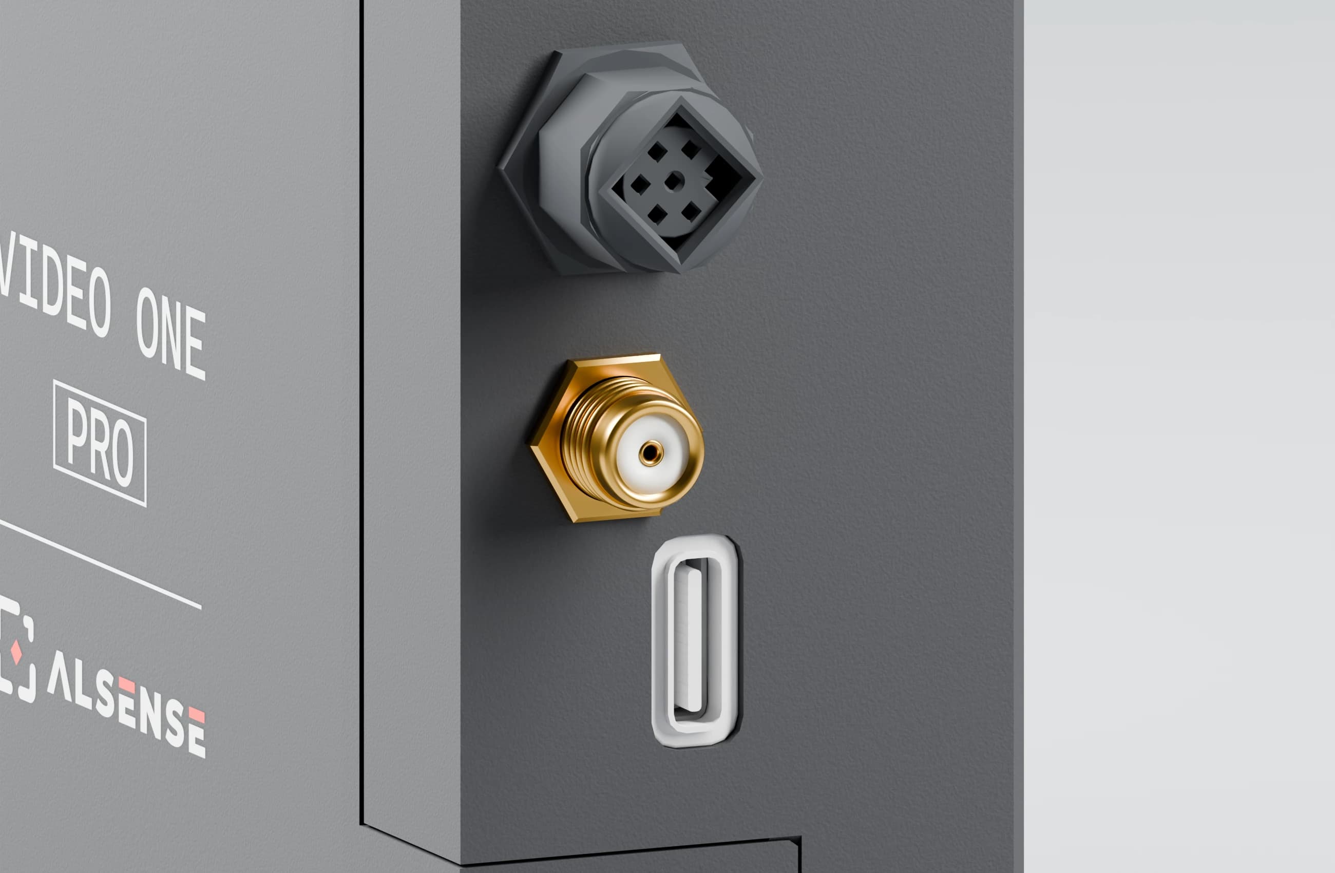 SMA antenna socket and USB-C